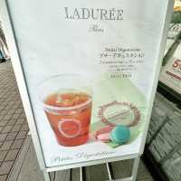 Yummy treats at Ladurée cafe Tokyo