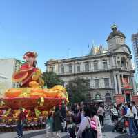 澳門著名景點新馬路,新春任我行活動