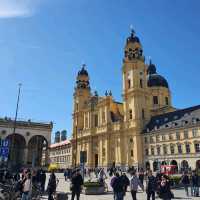 Beautiful Odeonsplatz in Munich