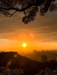 Beautiful Sunset from Elephant Mountain