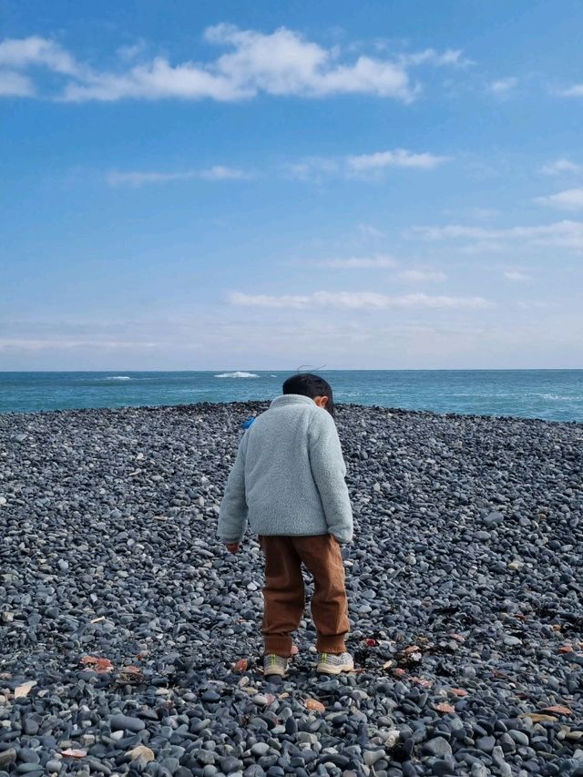 울산 '주전몽돌해변'