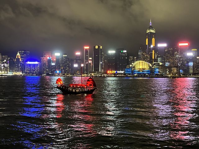 【The symphony of lights in Victoria Harbor 】
