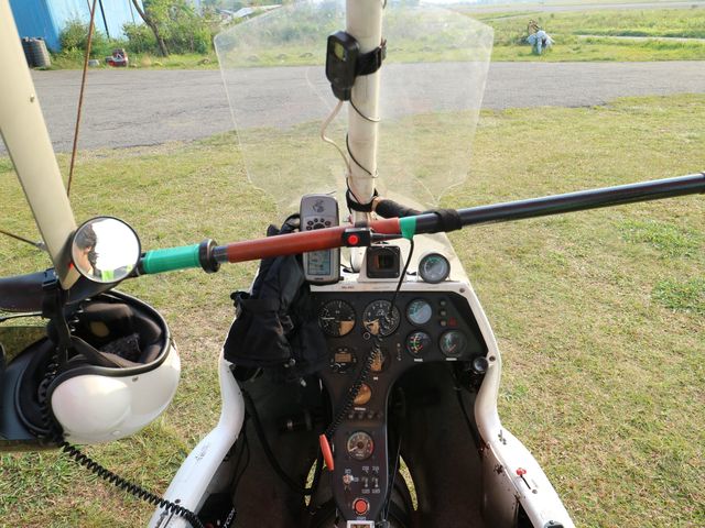 Ultra light plane at Pokhara, Nepal 