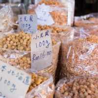 Dried Goods at Kukup Vibrant Market
