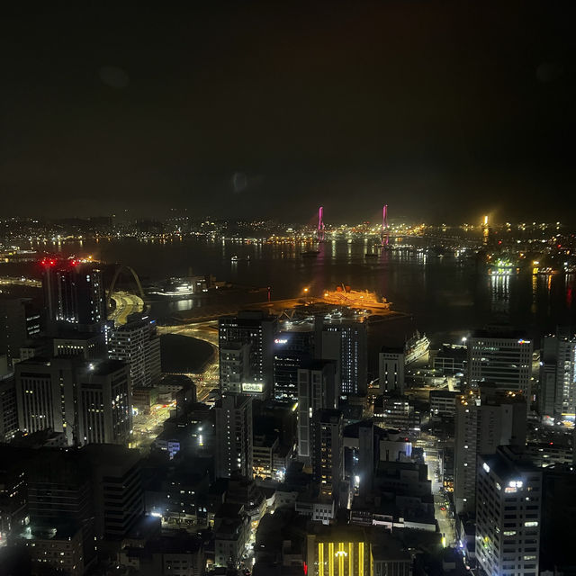 釜山塔（鑽石塔）景觀台看夜景❤️～使用VBS免費入場