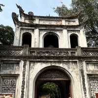 Temple of Literature to visit in Hanoi, Vietnam