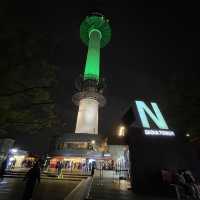 N Tower (Namsam tower) night view 