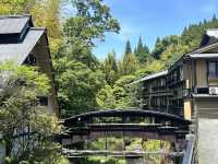 黒川温泉の中心地は、まるでタイムスリップしたかのよう！