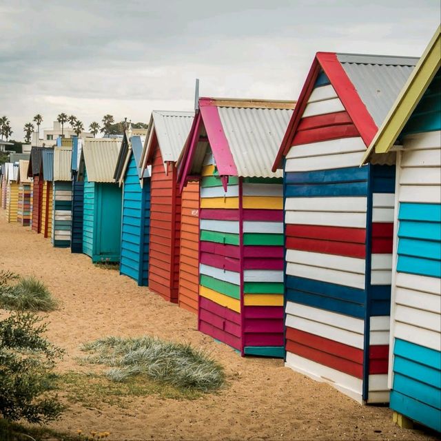 Iconic Bathing Boxes Brighton Beach