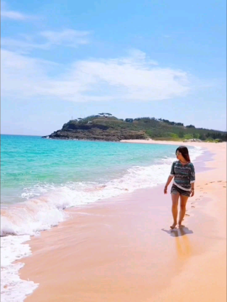 【澎湖】山水海灘：細緻沙灘、清澈海水、奇岩怪石，夕陽美景