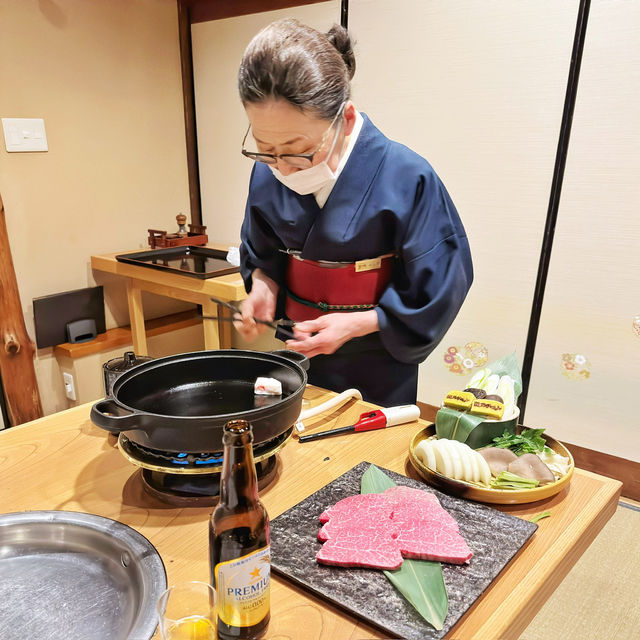 松坂牛🥩厚切🔪牛柳😍壽喜燒