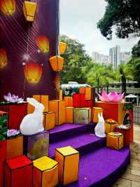 【金鐘】香港公園中秋巨型兔子花燈和傳統花燈