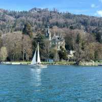 Free amazing cruising at lake Thun
