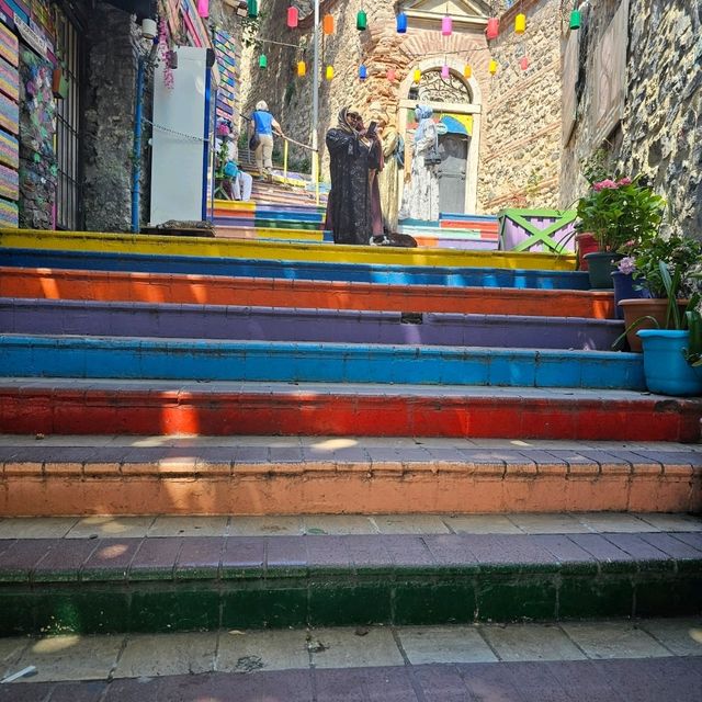 Strolling along Colored Houses of Balat