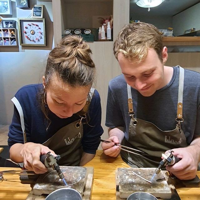 花蓮手作情侶戒指體驗〔翼想天開創意設計工坊〕