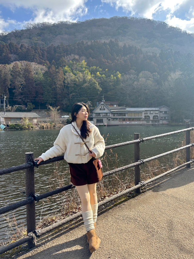 유후인 경이로운 경치를 자아내는 호수 ⛲️