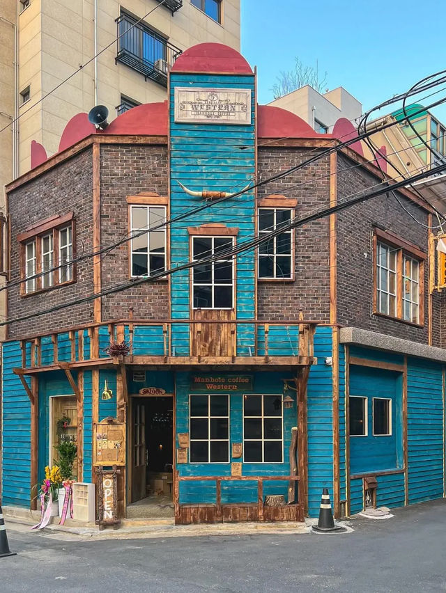 🇰🇷 韓國首爾咖啡探店｜美式西部風咖啡店