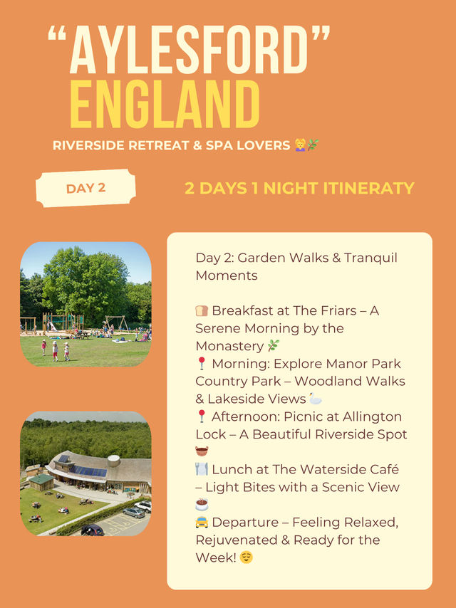 Aylesford itinerary 