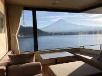 日本河口湖溫泉酒店Ubuya🗻富士山就在眼前