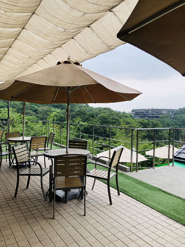 很舒適🥳一望無際風景的咖啡店☕️