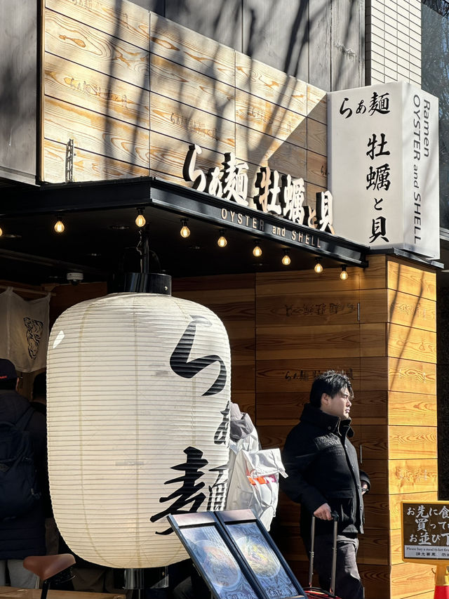 Most intense oyster ramen ever in Japan