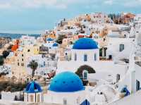 Honeymoon in Blue & White: Santorini Dreams