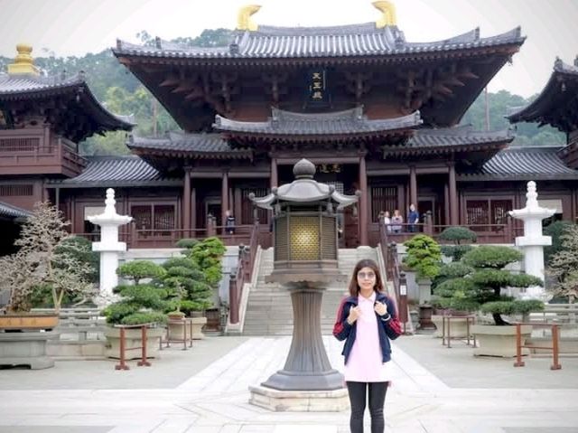 เดินชมสวนหนานเหลียนฮ่องกง 