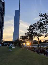 🌆 Sunset to Nightfall @ Lalaport BBCC Rooftop 🌃✨