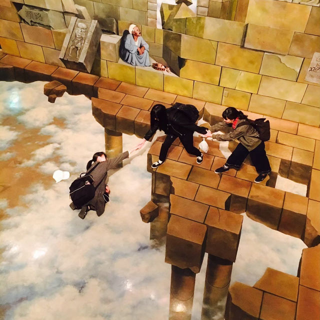 【東京/高尾町🇯🇵】登山と一緒に楽しむ🎶トリックアート美術館