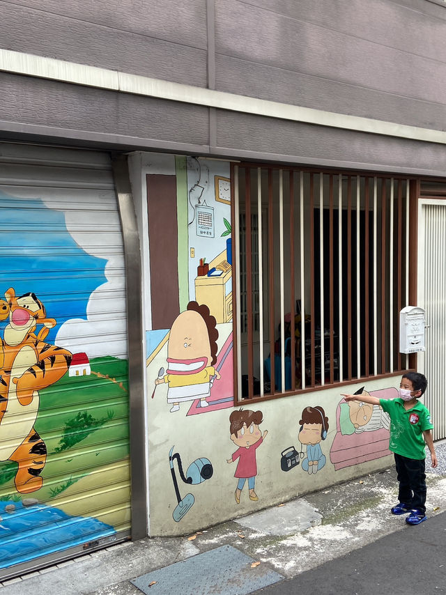 Taichung's Anime Delight: Painted Animation Lane