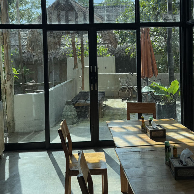 Morning view ที่ศรีปากประบูทีครีสอร์ต พัทลุง