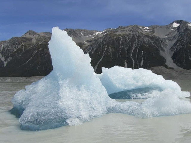 南島最高峰庫克山與塔斯曼冰川