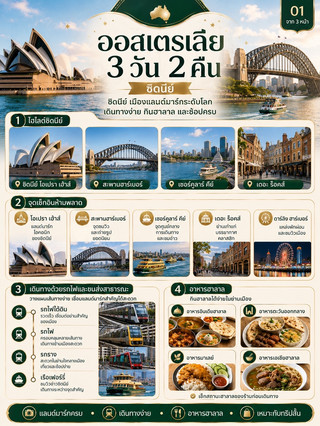 🇦🇺✨ ออสเตรเลีย 3 วัน 2 คืน — ซิดนีย์