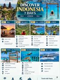 DISCOVER INDONESIA IN 7 DAYS, 