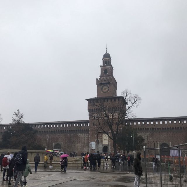 14th century castello in Milan 
