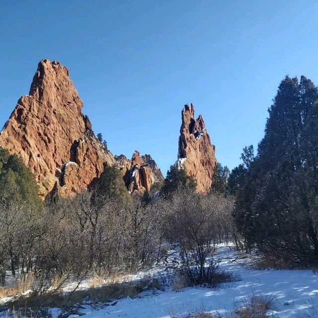 Park with unique rock formations and shapes