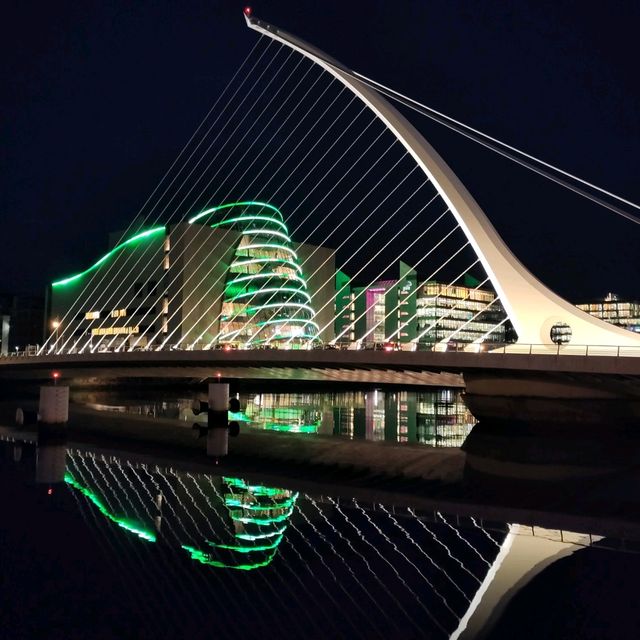 Evening walk along the River Liffey, Dublin