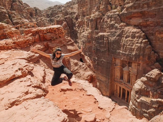 Amazing views of Petra Treasure 🇯🇴