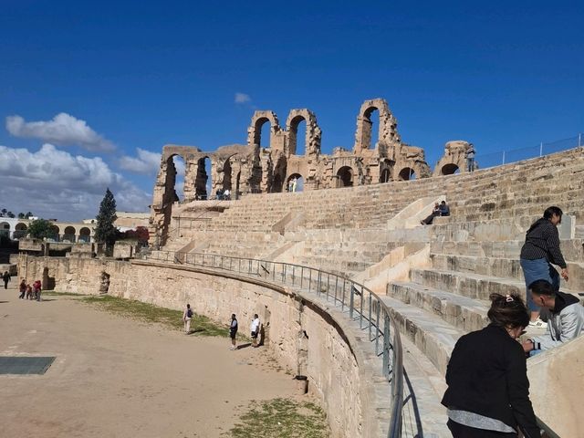 The third biggest roman arena with 35000 seats. 