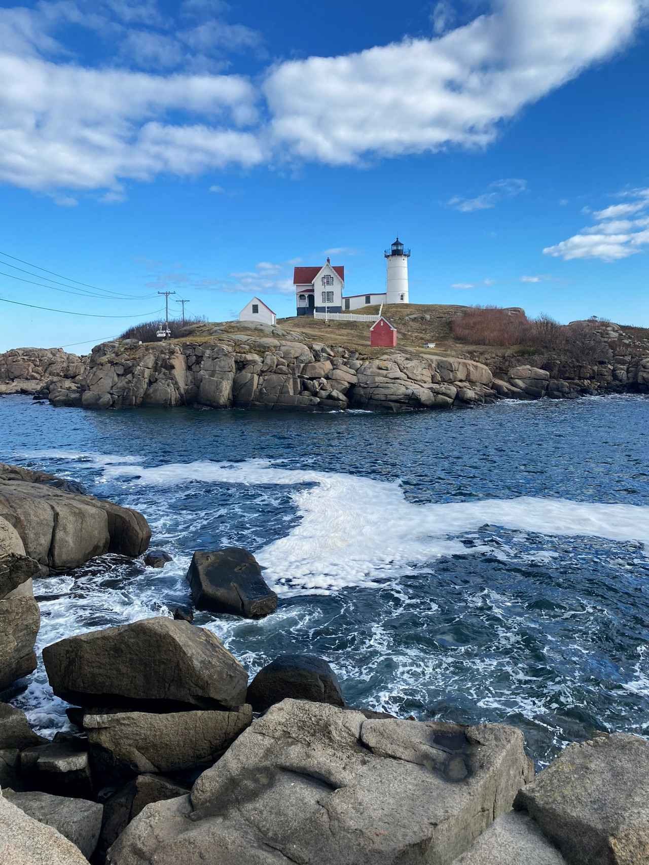 Nubble 燈塔及長沙灘，緬因州