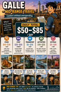 🗺️ Galle at Three Travel Budgets