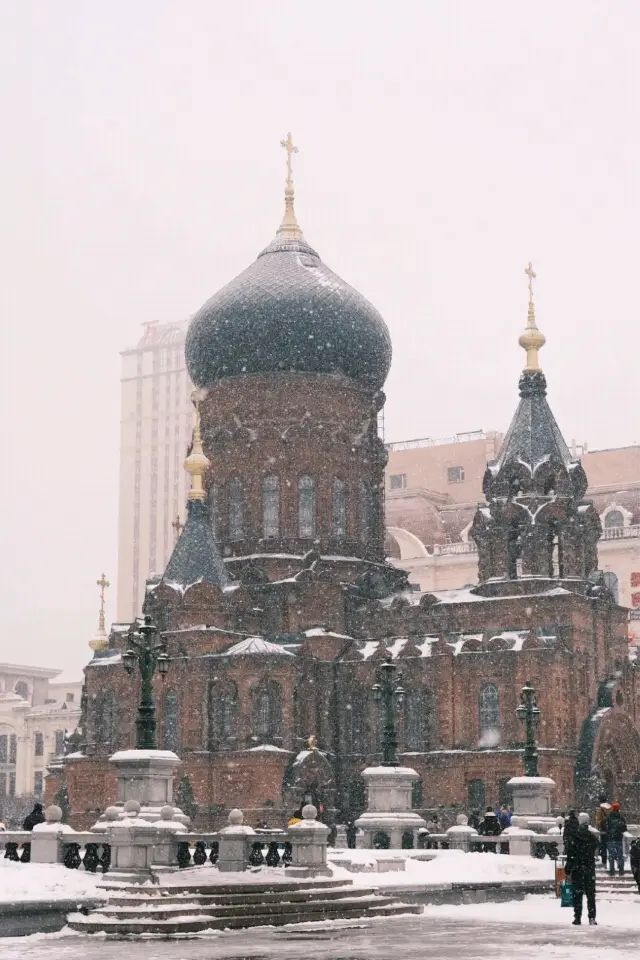 哈爾濱｜聖索菲亞大教堂雪景真的絕美