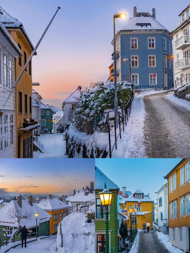卑爾根Bergen｜冬日裡的彩色童話小城