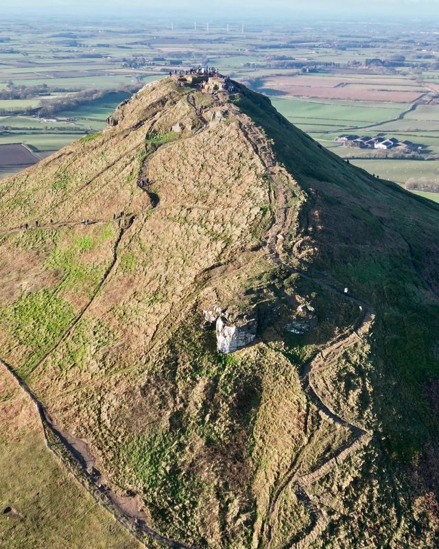 我的徒步冒險：征服美麗的Roseberry Topping