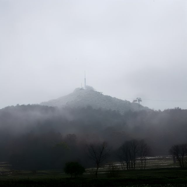 美哭 下雪天的北高峰宛若仙境