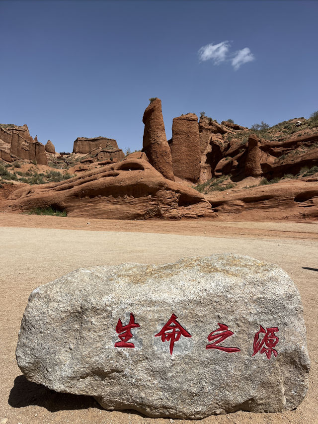 新疆托木爾景區，全程木棧道暴曬沒有回頭路