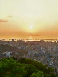 週末去鐵仔山公園，看絕美海上日落
