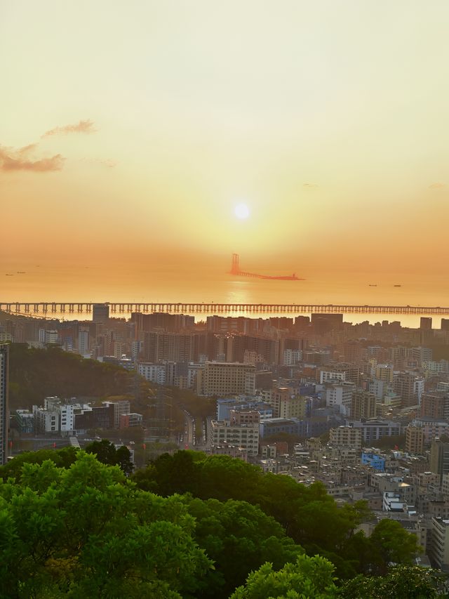 週末去鐵仔山公園，看絕美海上日落