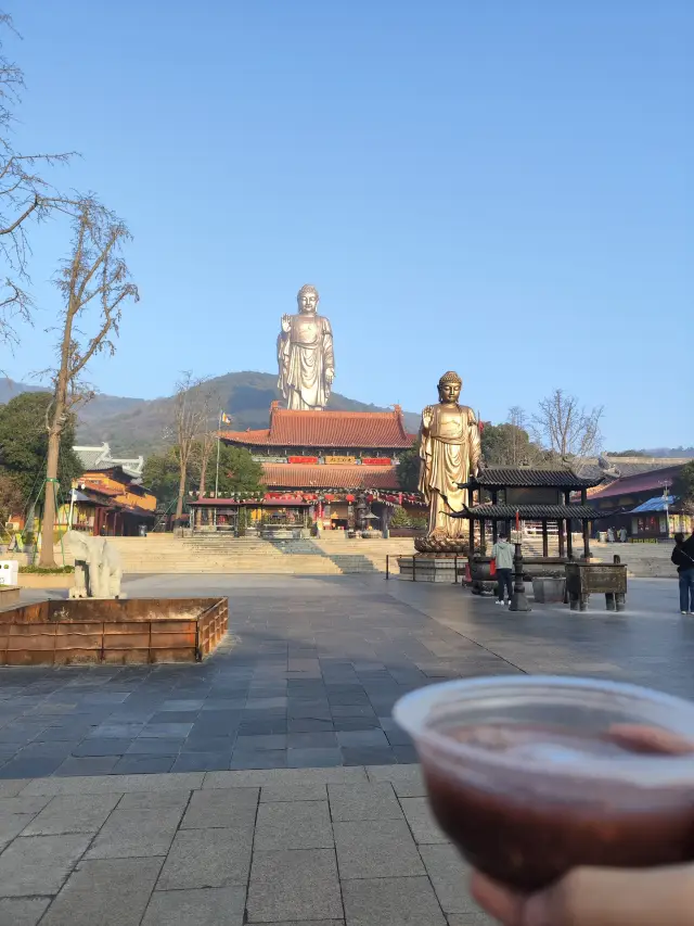 Lingshan Buddha's eating, lodging, and incense offering tips, it's a gain once you see it