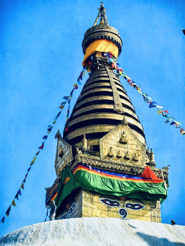 尼泊爾｜古老的佛教聖蹟—斯瓦揚布納特寺
